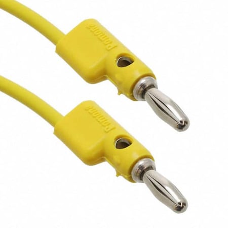 Pomona Electronics FLUKE BANANA PLUG PATCH CORD YELLOW 1894629 B-24-4